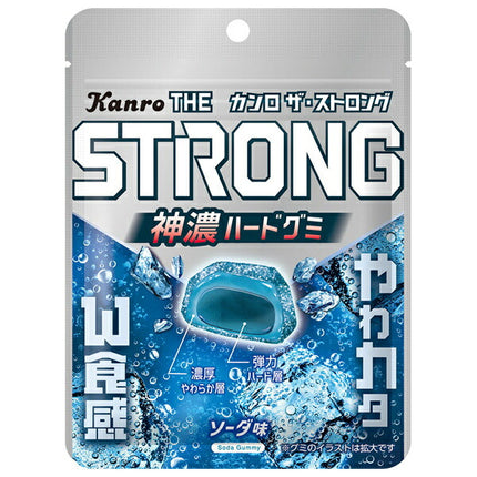 Kanro The Strong Gummy Soda 70g x 6 bags [shipped in Japan]