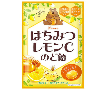 カンロ はちみつレモンCのど飴 75g×6袋入【日本出荷】