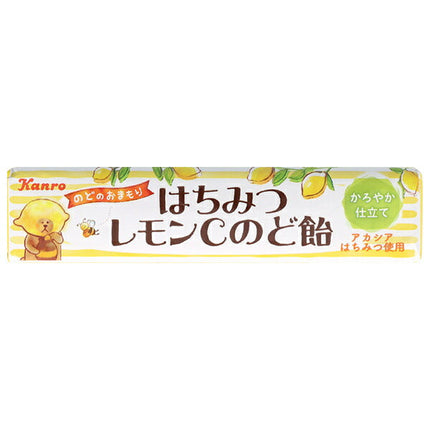 カンロ はちみつレモンCのど飴 スティックタイプ 11粒×10個入
