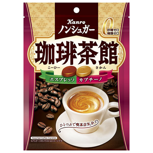Kanro Non-Sugar Coffee Tea House 72g x 6 bags [shipped in Japan]