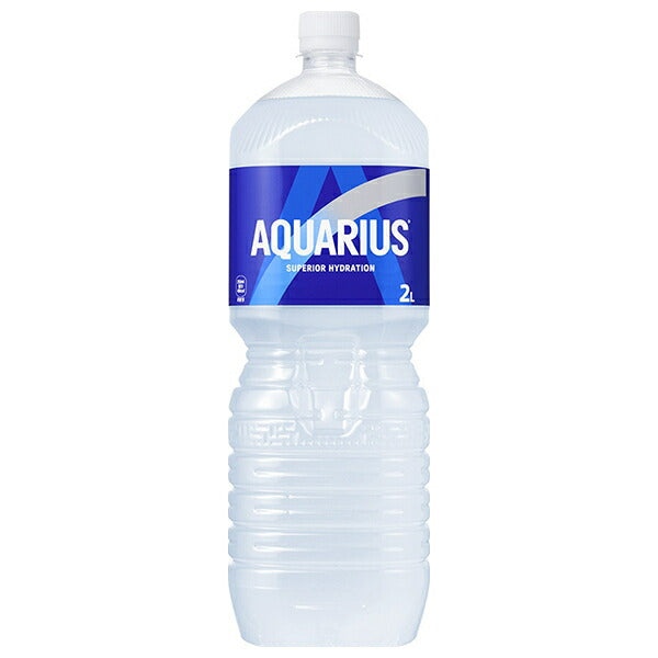 Coca-Cola Aquarius 2L plastic bottle x 6 bottles [shipped in Japan]