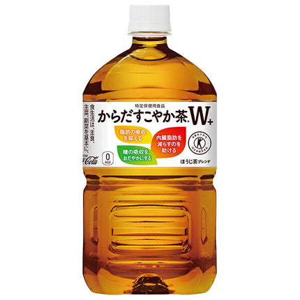 Coca-Cola Healthy Tea W+ [Aliments à usage médical spécifié Assurance spéciale] Bouteille en plastique de 1,05 L x 12 bouteilles 