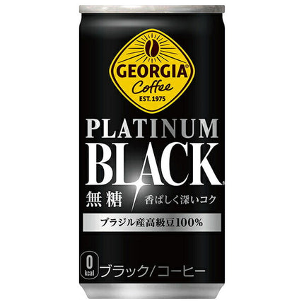 Coca-Cola Georgia Platinum Black 185g can x 30 pieces [shipped in Japan]