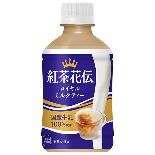 Coca-Cola Tea Kaden Royal Milk Tea 280ml plastic bottle x 24 pieces [shipped in Japan]