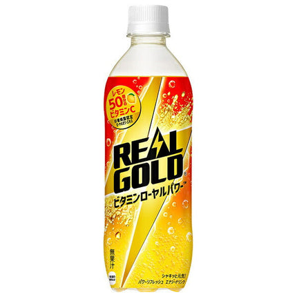 Coca-Cola Real Gold Vitamin Royal Power 490ml plastic bottle x 24 pieces [shipped in Japan]