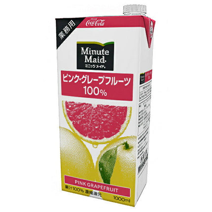 Coca-Cola Minute Maid 100% Pamplemousse Rose 1L paquet papier x 12 (6 x 2) pièces 
