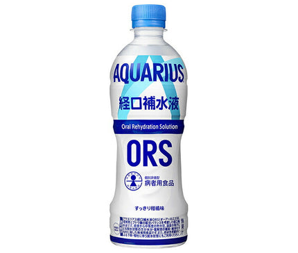 Coca-Cola Aquarius Oral Rehydration Solution ORS 500ml PET bottle x 24 bottles [Shipped in Japan]
