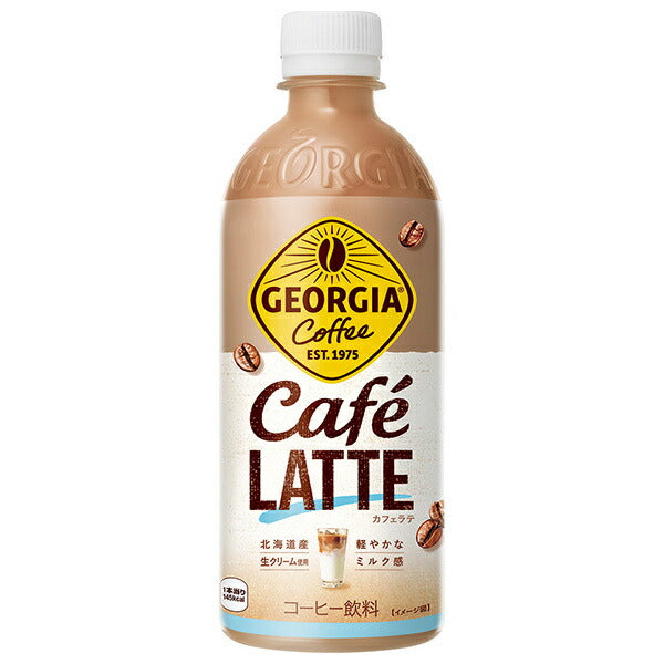 Coca-Cola Georgia Cafe Latte 500ml plastic bottle x 24 pieces [shipped in Japan]