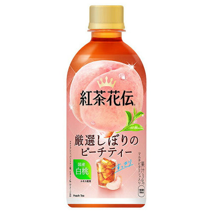 Coca-Cola Tea Kaden Carefully Squeezed Peach Tea 440ml PET bottles x 24 pieces [Shipped in Japan]
