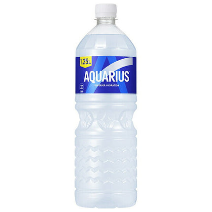 Coca-Cola Aquarius 1.25L plastic bottle x 8 pieces [shipped in Japan]