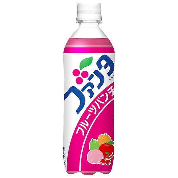 Coca-Cola Fanta Fruit Punch Reprint Design 490ml PET bottle x 24 bottles [Shipped in Japan]