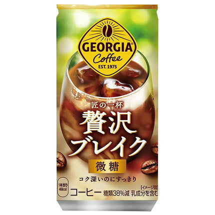 Coca-Cola Georgia Takumi no Ippai Luxury Break 185g can x 30 bottles [shipped in Japan]
