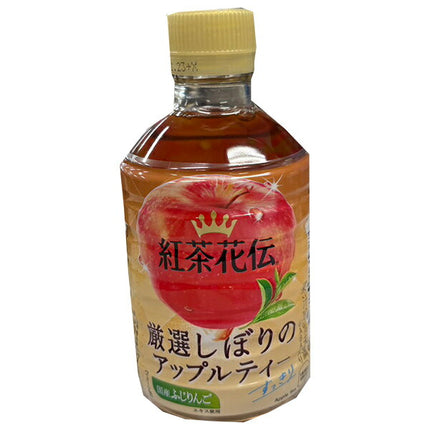 Coca-Cola Tea Kaden Carefully Squeezed Apple Tea 280ml plastic bottles x 24 pieces [shipped in Japan]