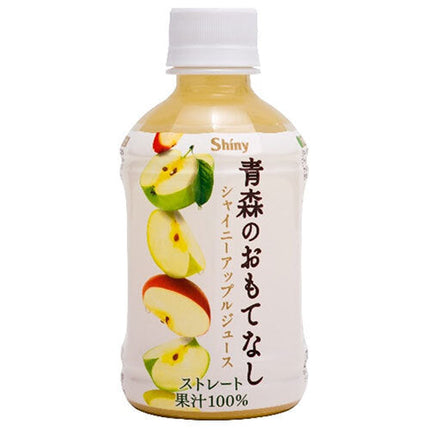 Jus de pomme de la préfecture d'Aomori Shiny Aomori Hospitality Bouteilles PET de 280 ml x 24 bouteilles 