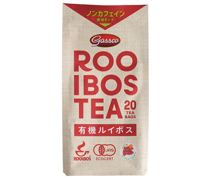 Gasco Organic Rooibos Tea 20TB (fermented type) 40g (2g x 20 bags) x 48 pieces [Shipped in Japan]