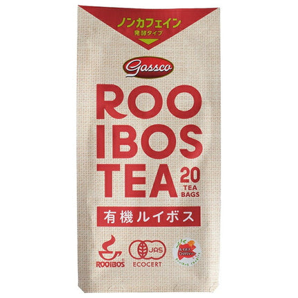 Gasco Organic Rooibos Tea 20TB (fermented type) 40g (2g x 20 bags) x 48 pieces [Shipped in Japan]