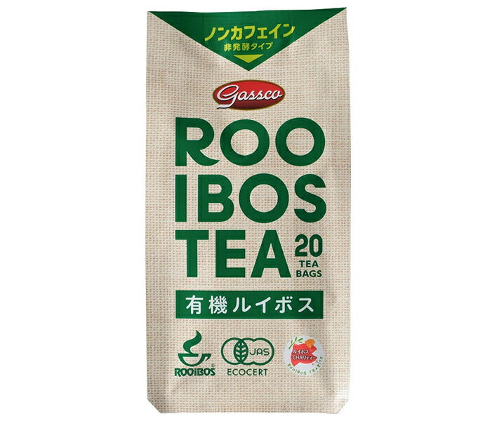Gasco Organic Rooibos Tea 20TB (Non-fermented type) 40g (2g x 20 bags) x 48 pieces [Shipped in Japan]