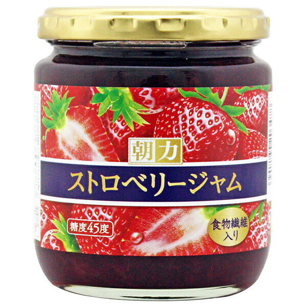 旭フレッシュ モーニングパワー ストロベリージャム 250g瓶×12個入【日本出荷】