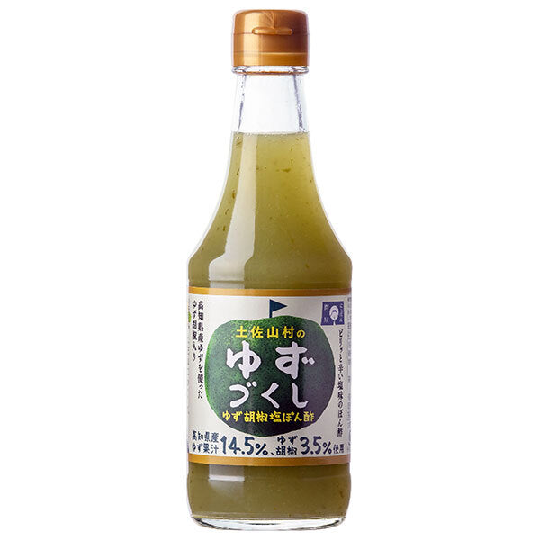 Asahi Fresh Yuzu from Tosayama Village Yuzu Pepper Salt Ponzu 335g bottle x 10 bottles [Shipped in Japan]