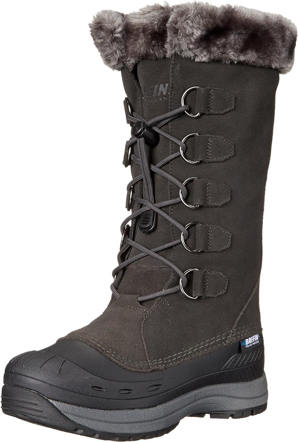Baffin Women's Judy -40 Winter Boots Size 6 Grey