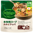 CJジャパン bibigo ビビゴ 本格韓スープ カルビクッパ 200gパウチ×12袋入【日本出荷】