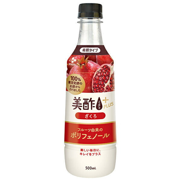 CJ Japan Micho Plus Pomegranate 500ml plastic bottle x 24 pieces [Shipped in Japan]