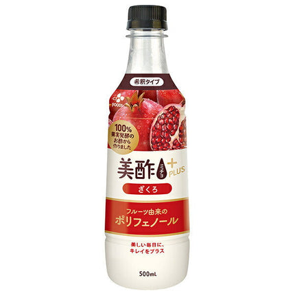 CJ Japan Micho Plus Pomegranate 500ml plastic bottle x 24 pieces [Shipped in Japan]