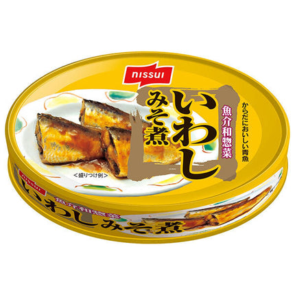 Nissui Miso Boiled Sardines 100g can x 24 pieces [Shipped in Japan]