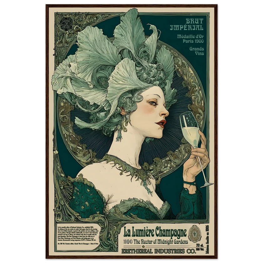 La Lumière Champagne - Poster & Framed Print