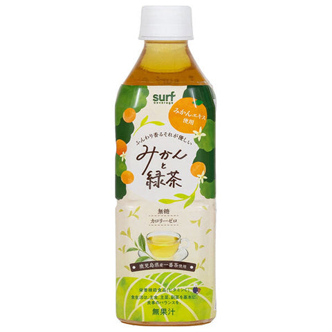 Boisson Surf à la Mandarine et au Thé Vert Bouteille PET de 500 ml x 24