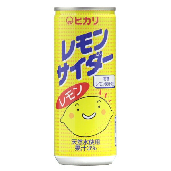 Hikari Foods Lemon Cider 250ml can x 30 pieces [shipped in Japan]