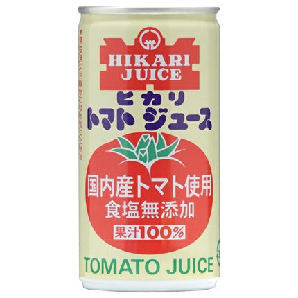 Hikari Foods Domestic Season Pack No-Salt-Added Tomato Juice 190g Cans x 30 [Ships from Japan]