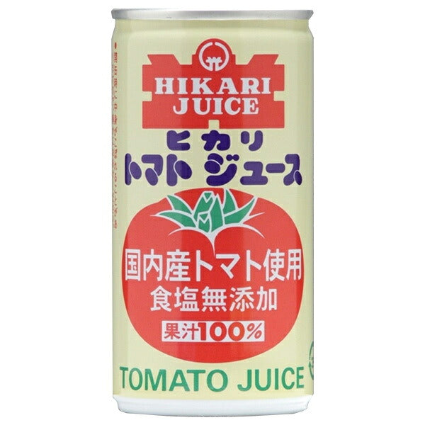 光食品 国産 シーズンパック トマトジュース 食塩無添加 190g缶×30本入【日本出荷】
