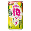 Soda rafraîchissant à la prune Sangaria, canettes de 190 g x 30 bouteilles 