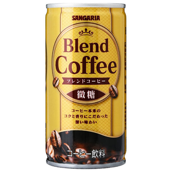 Sangaria Blended Coffee, Lightly Sweetened, 185g Can x 30 Cans 