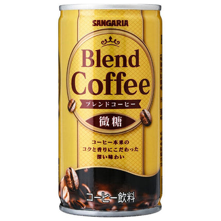 Sangaria Blended Coffee, Lightly Sweetened, 185g Can x 30 Cans 