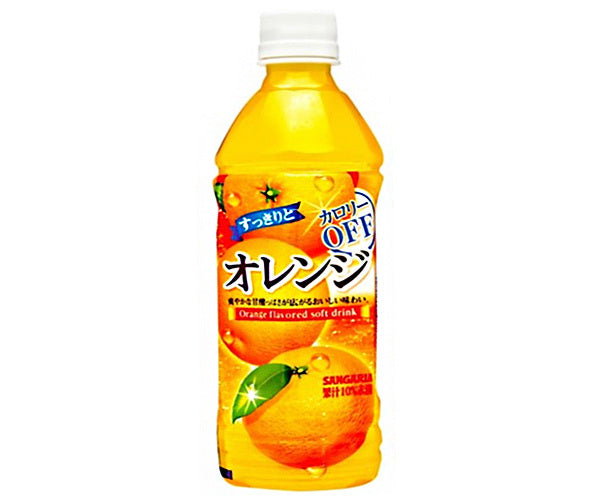 Sangaria Refreshing Orange 500ml PET x 24 pieces [Shipped in Japan]