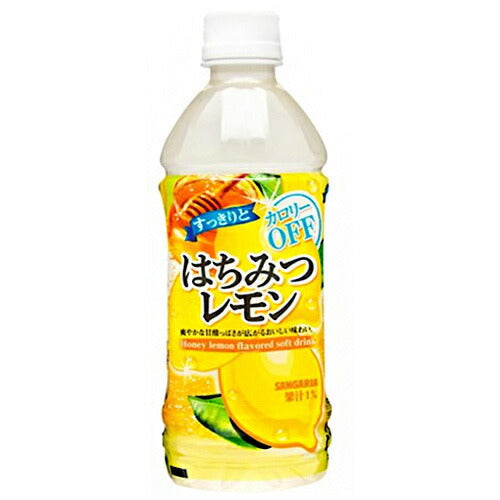Sangaria Refreshing Honey Lemon 500ml plastic bottle x 24 pieces [shipped in Japan]
