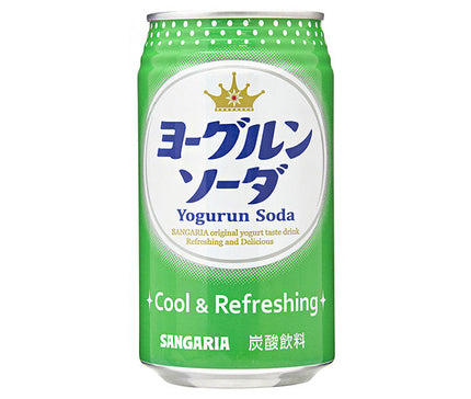 サンガリア ヨーグルンソーダ 350g缶×24本入