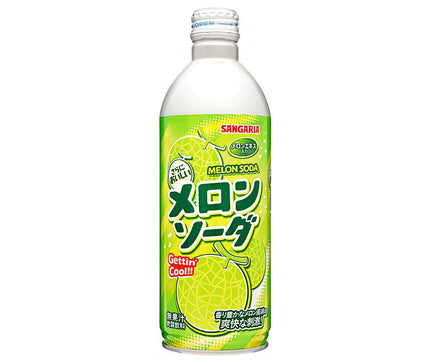 [11/25~ 10% OFF all products!!] Sangaria Melon Soda 500ml Bottle Can x 24