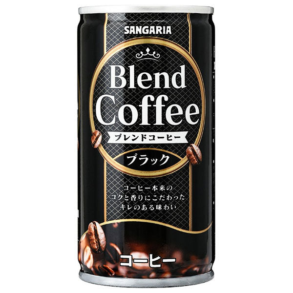 Sangaria Blended Coffee Black 185g Can x 30 Cans 
