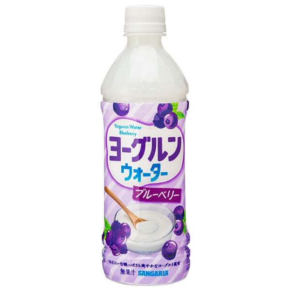 Sangaria Yogrun Water Blueberry 500ml PET bottle x 24 bottles 