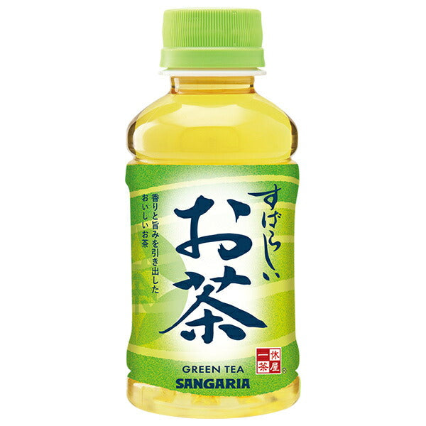 サンガリア すばらしい お茶 200mlペットボトル×30本入【日本出荷】