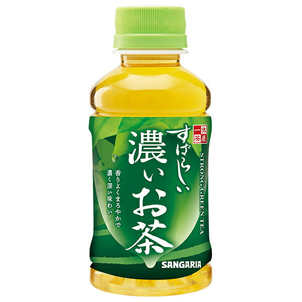Sangaria Rich Green Tea Beverage 200 ml PET Bottles x 30 [Ships from Japan]