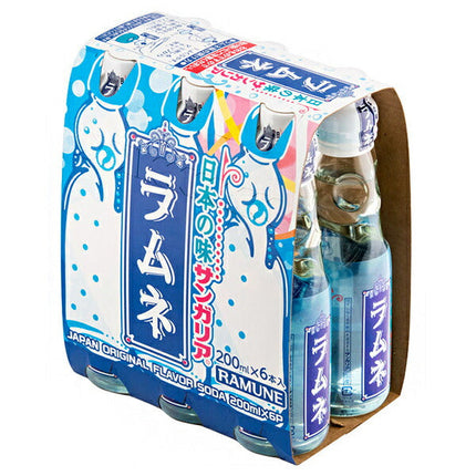 Sangaria Japanese Flavor Ramune (6 pack) 200ml bottles x 30 (6 x 5) bottles [shipped in Japan]