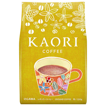 小川珈琲 カオリ コーヒー(粉) 220g×12袋入【日本出荷】