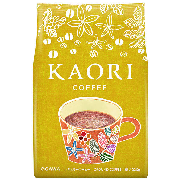 Ogawa Coffee Kaori Coffee (Powder) 220g x 12 bags [Shipped in Japan]