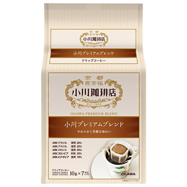 Ogawa Coffee Ogawa Coffee Shop Premium Blend 7 tasses de café filtre 70g (10g x 7 sachets) x 6 boîtes 