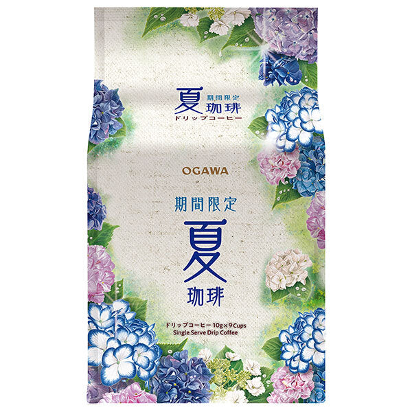 小川珈琲 期間限定 夏珈琲 ドリップコーヒー 90g(10g×9杯分)×6袋入