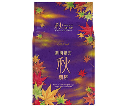 Ogawa Coffee Café goutte à goutte d'automne à durée limitée 90 g (10 g x 9 tasses) x 6 sachets 